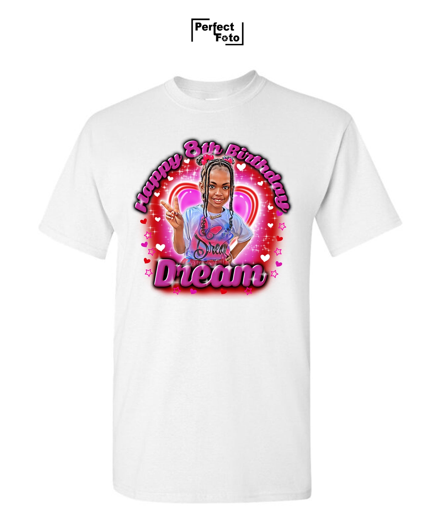 Airbrush Birthday Shirt Template 2