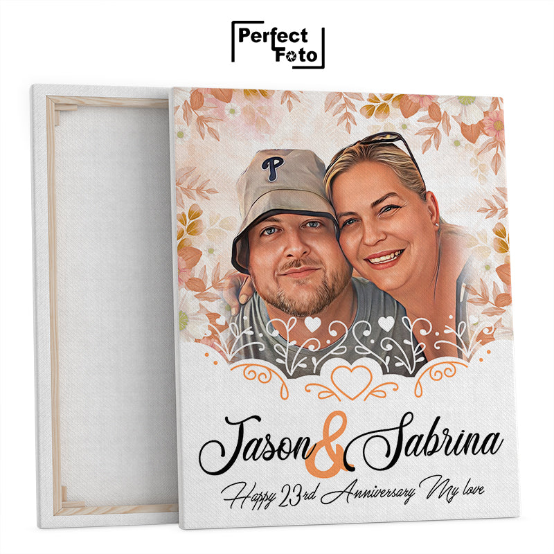 16x20 Customized Framed Canvas Design 2