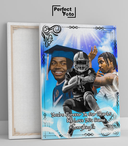 16x20 Customized Framed Canvas Design 5