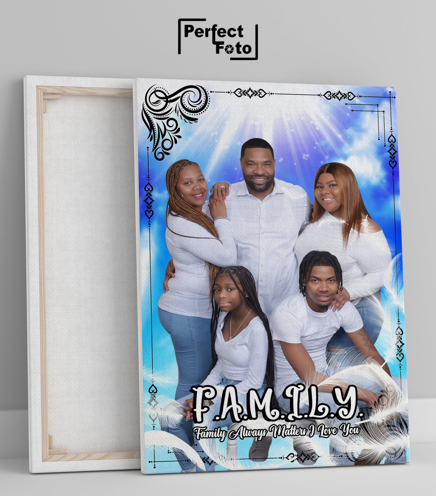 16x20 Customized Framed Canvas Design 7