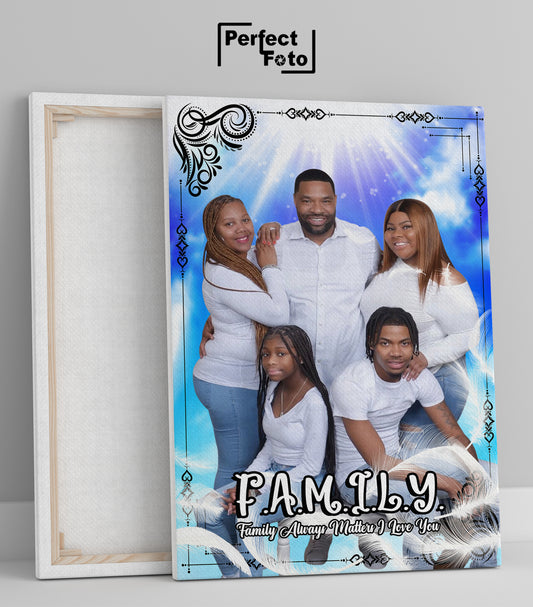 16x20 Customized Framed Canvas Design 7