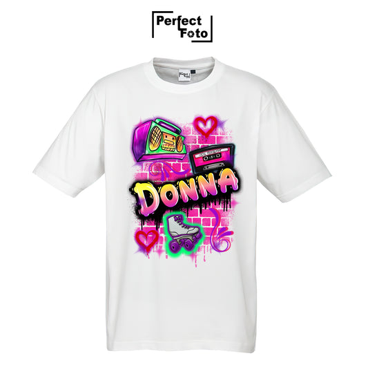 Airbrush Birthday Shirt Template 11