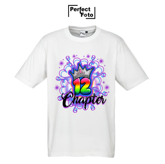 Airbrush Birthday Shirt Template 9