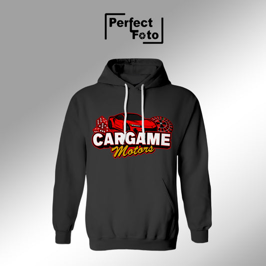 HOODIE MOCKUP FRONT CARGAME MOTORS LOGO
