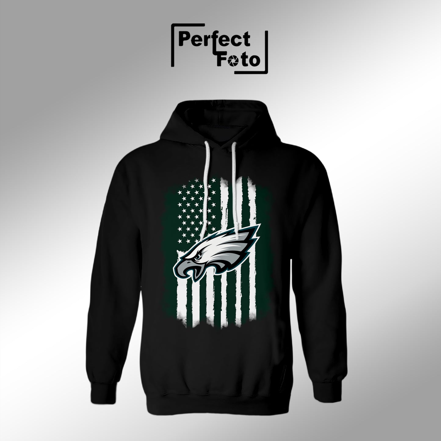 Pre Made Football & Eagles Hoodie Design 25