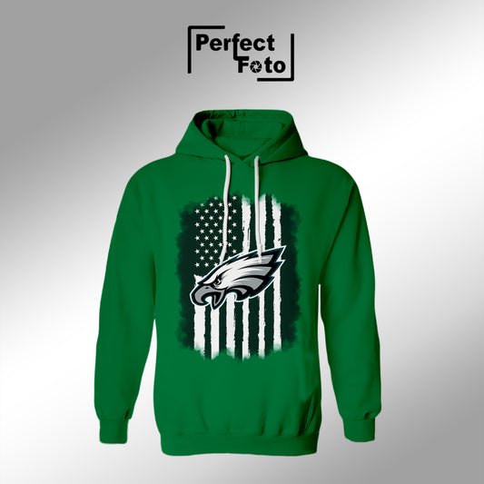 Pre Made Football & Eagles Hoodie Design 28