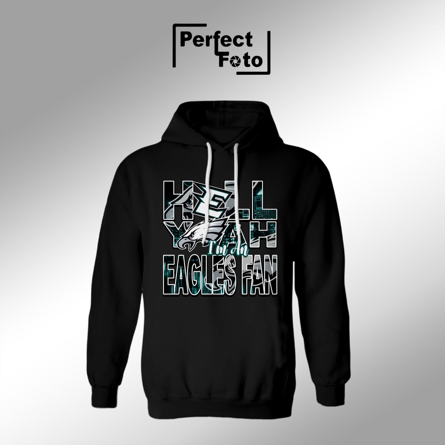Pre Made Football & Eagles Hoodie Design 31