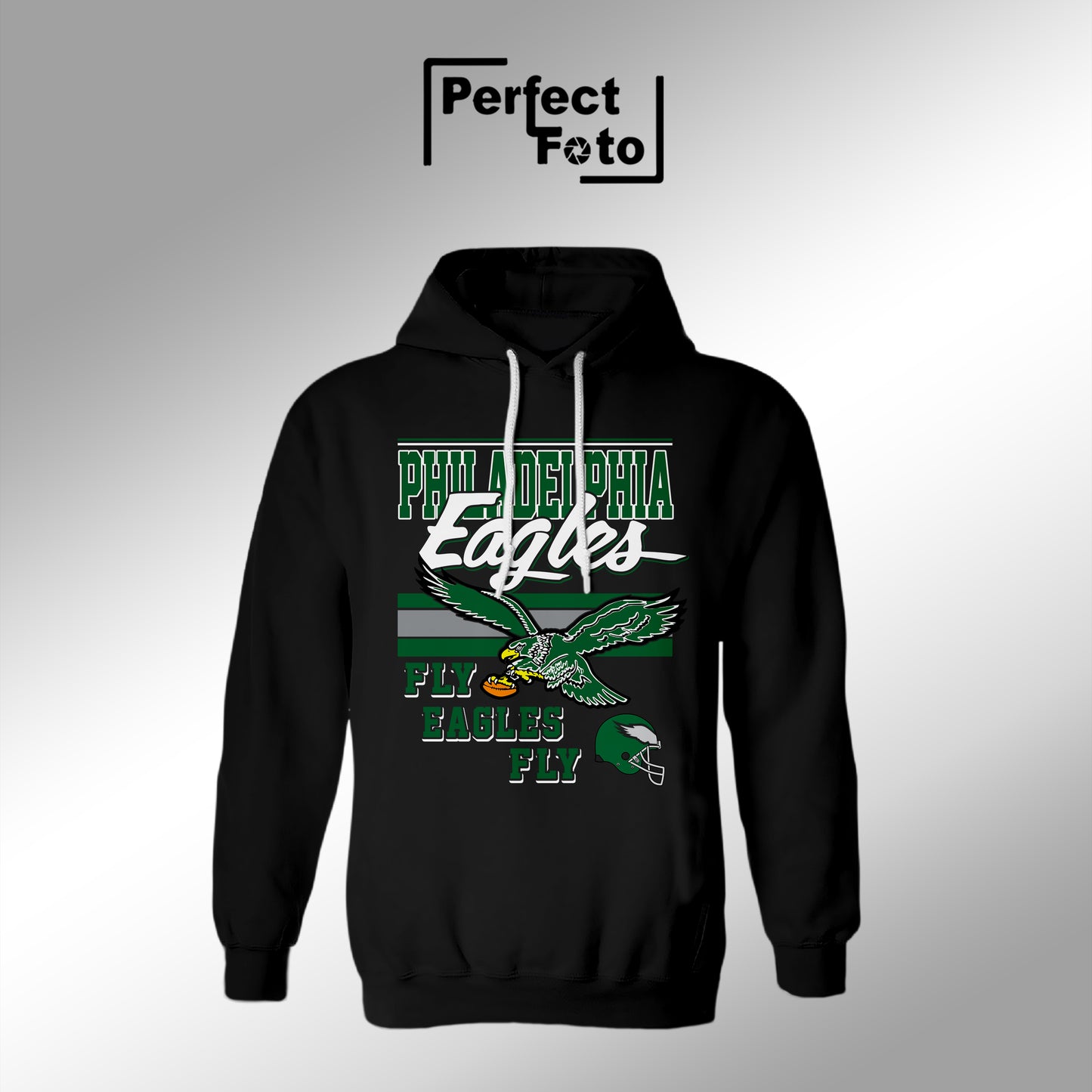 Pre Made Football & Eagles Hoodie Design 33