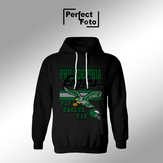 Pre Made Football & Eagles Hoodie Design 34