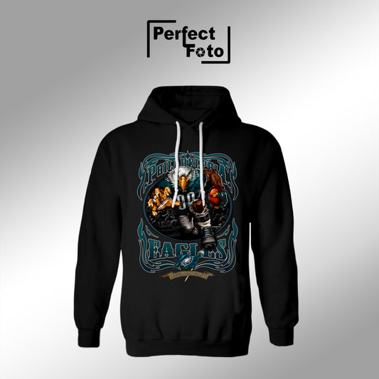 Pre Made Football & Eagles Hoodie Design 37