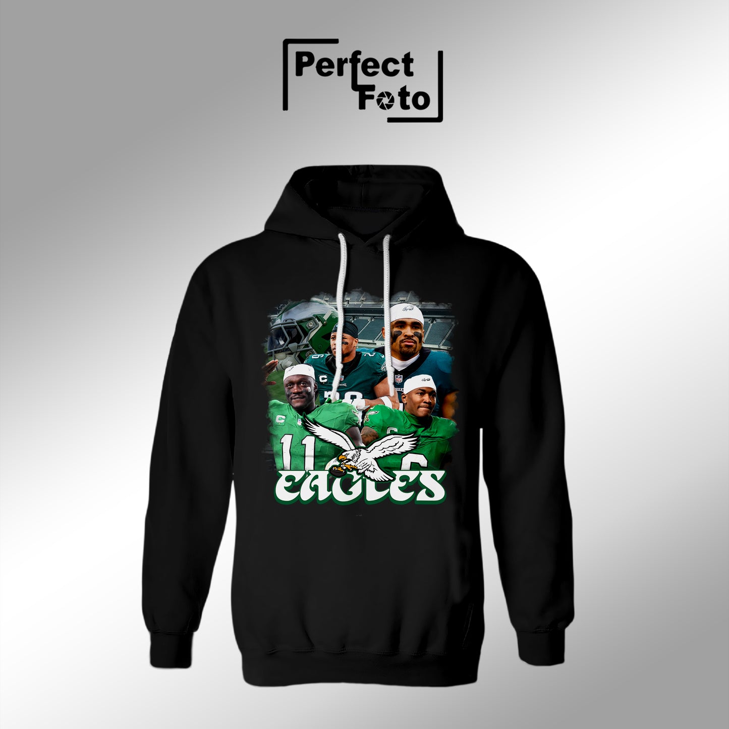 Pre Made Football & Eagles Hoodie Design 4