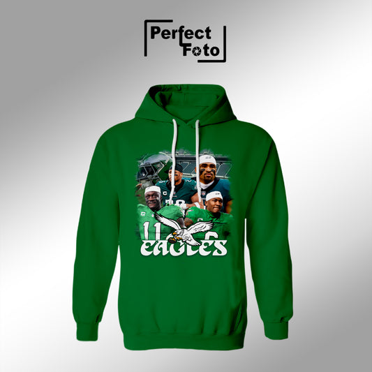 Pre Made Football & Eagles Hoodie Design 5
