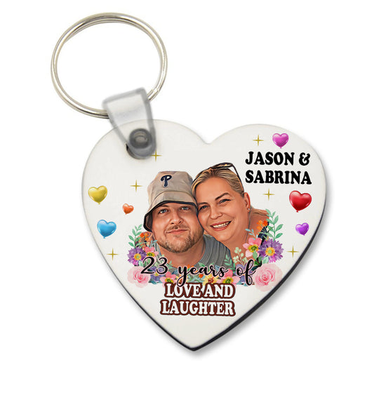 heart keychain Mockup jason and sabrina