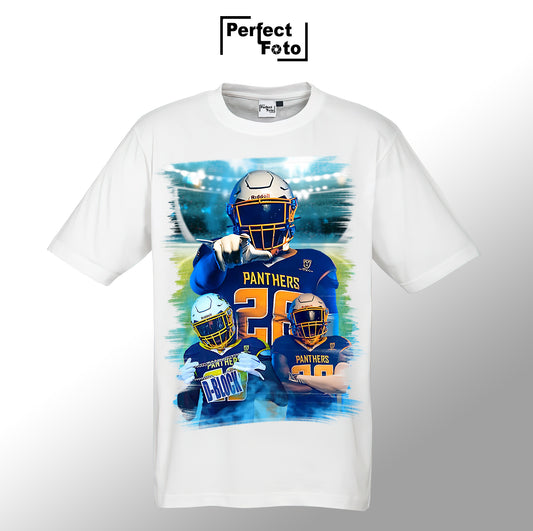 shirt mockup for football b