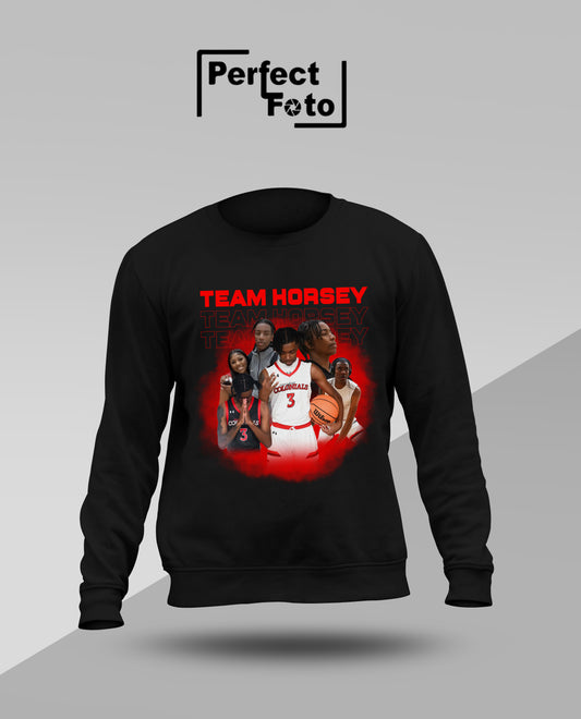 team horsey sweatshirt v2 Long SLeeve Mockup